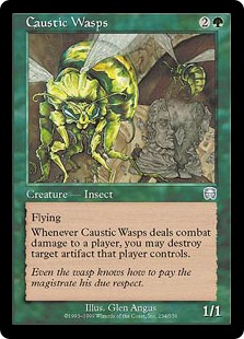 【Foil】(MMQ-UG)Caustic Wasps/腐食バチ