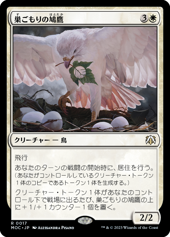 (MOC-RW)Nesting Dovehawk/巣ごもりの鳩鷹