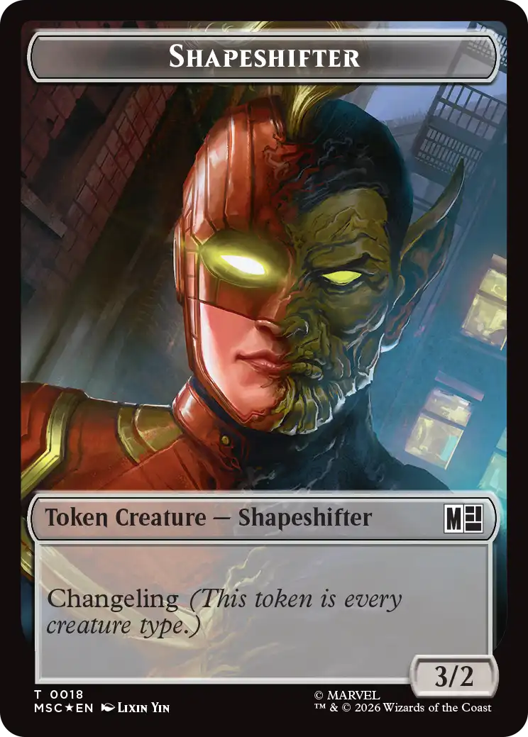 (MSC-Token)多相の戦士トークン/Shapeshifter Token 【No.0018】