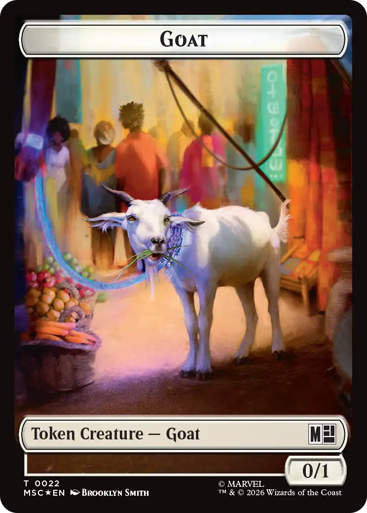 (MSC-Token)ヤギトークン/Goat Token 【No.0022】