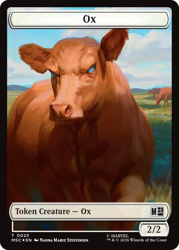 (MSC-Token)雄牛トークン/Ox Token 【No.0023】