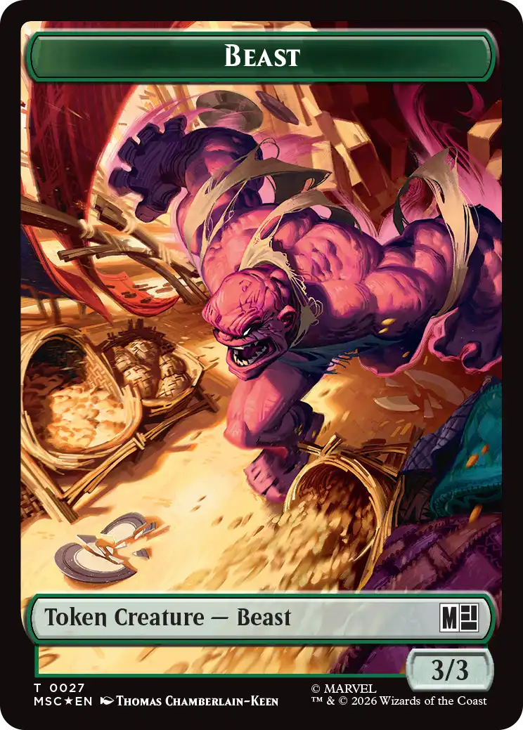 (MSC-Token)ビーストトークン/Beast Token 【No.0027】