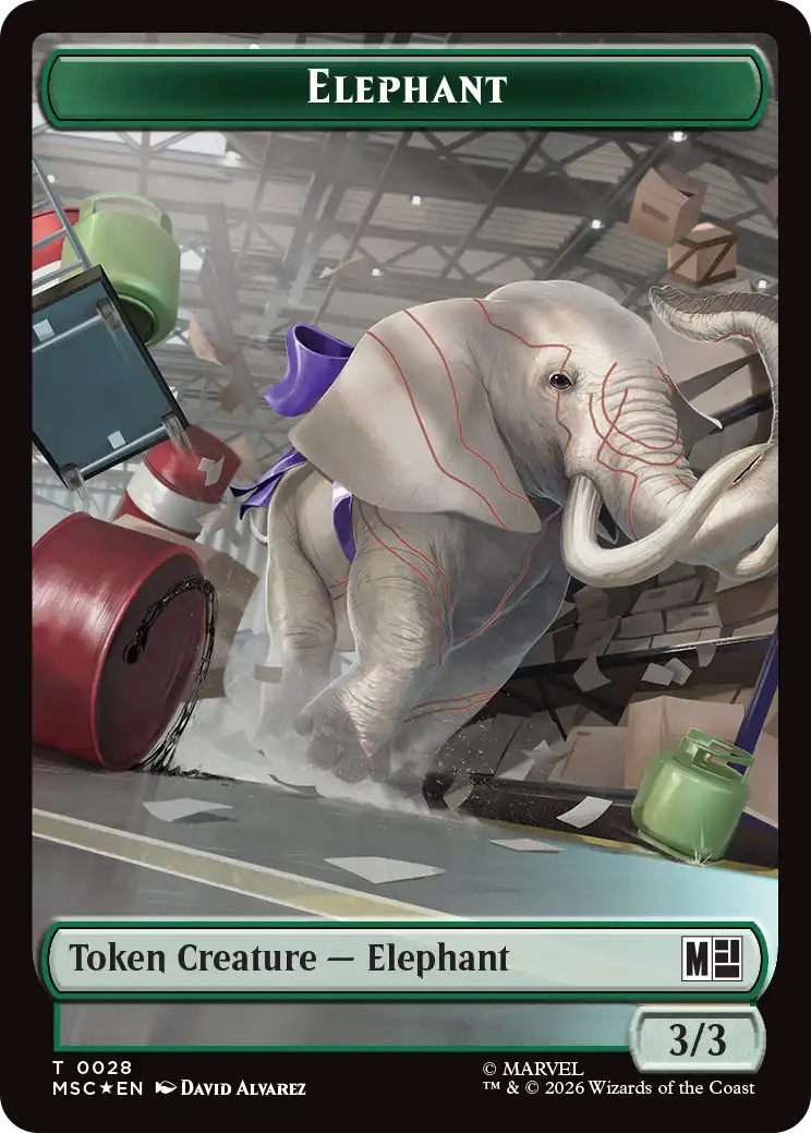 (MSC-Token)象トークン/Elephant Token 【No.0028】
