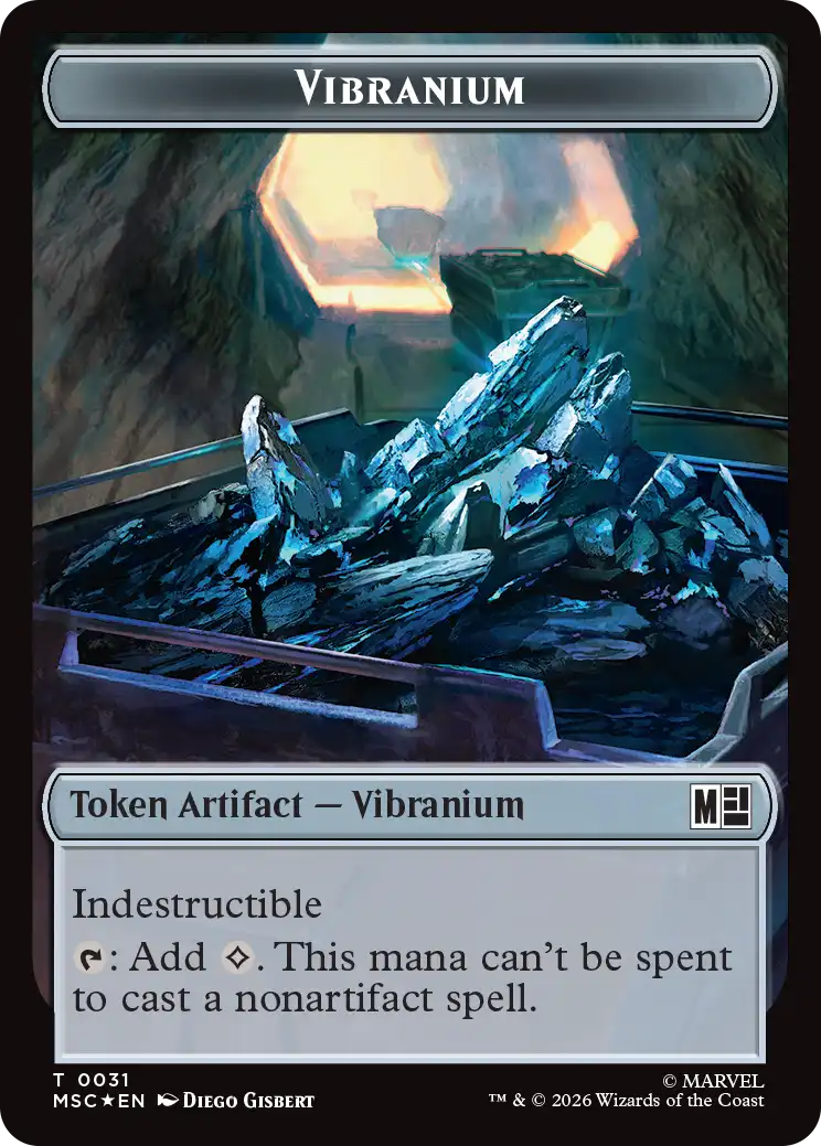 (MSC-Token)ヴィブラニウムトークン/Vibranium Token 【No.0031】