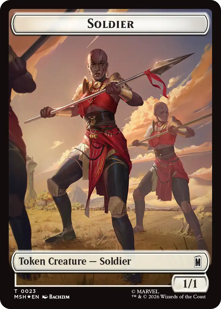 (MSH-Token)兵士トークン/Soldier Token 【No.0023】