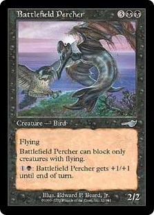 【Foil】(NEM-UB)Battlefield Percher/戦場の怪鳥