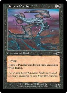 【Foil】(NEM-CB)Belbe's Percher/ベルベイの怪鳥