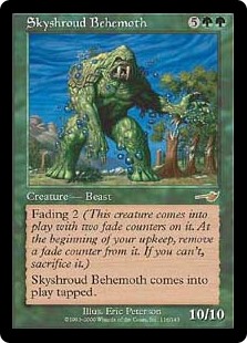 【Foil】(NEM-RG)Skyshroud Behemoth/スカイシュラウドのビヒモス