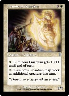 【Foil】(ODY-UW)Luminous Guardian/光明の守護者