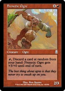 【Foil】(ODY-UR)Frenetic Ogre/熱狂のオーガ