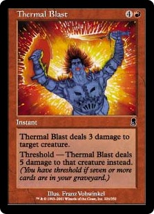 【Foil】(ODY-CR)Thermal Blast/炎熱の突風