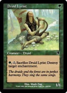 【Foil】(ODY-CG)Druid Lyrist/ドルイドの抒情詩人