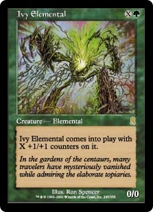 【Foil】(ODY-RG)Ivy Elemental/キヅタの精霊