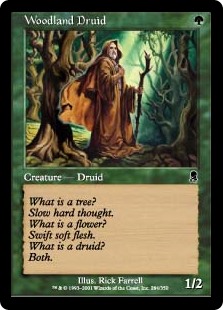 【Foil】(ODY-CG)Woodland Druid/森林地帯のドルイド