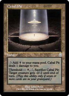 【Foil】(ODY-UL)Cabal Pit/陰謀団のピット