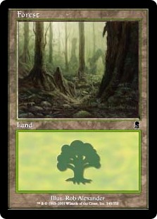 【Foil】(ODY-CL)Forest/森【No.348】