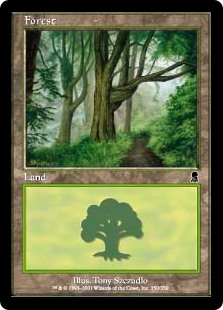 【Foil】(ODY-CL)Forest/森【No.350】