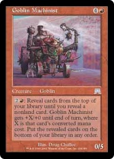 【Foil】(ONS-UR)Goblin Machinist/ゴブリンの機械技師