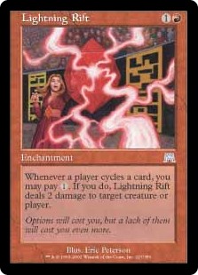 【Foil】(ONS-UR)Lightning Rift/稲妻の裂け目