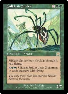 【Foil】(ONS-RG)Silklash Spider/絹鎖の蜘蛛