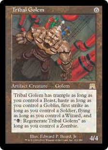 【Foil】(ONS-RA)Tribal Golem/部族のゴーレム