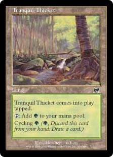 【Foil】(ONS-CL)Tranquil Thicket/平穏な茂み