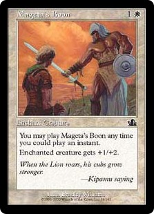 【Foil】(PCY-CW)Mageta's Boon/マギータの加護