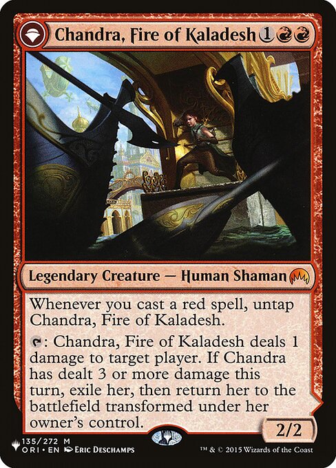 (PLST-MR)Chandra, Fire of Kaladesh/カラデシュの火、チャンドラ