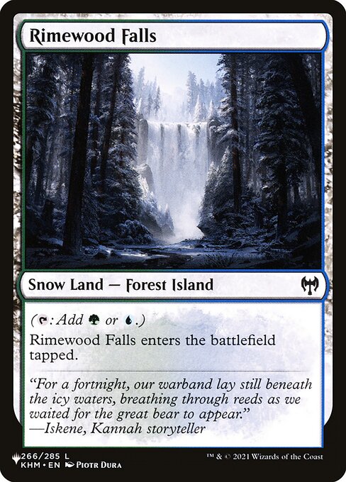 (PLST-CL)Rimewood Falls/霧氷林の滝