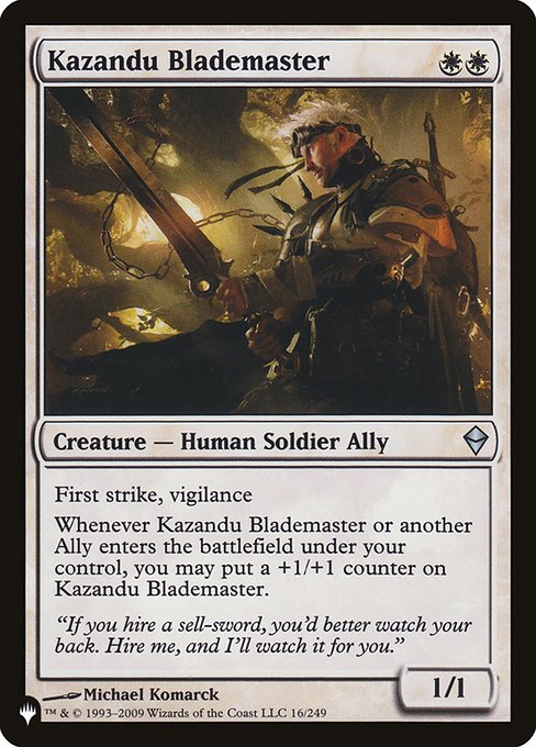 (PLIST-UW)Kazandu Blademaster/カザンドゥの刃の達人