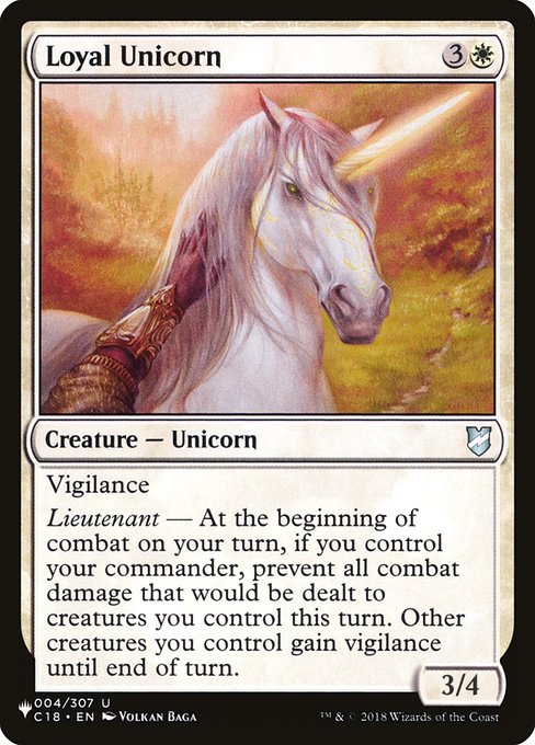 (PLIST-UW)Loyal Unicorn/忠実なユニコーン