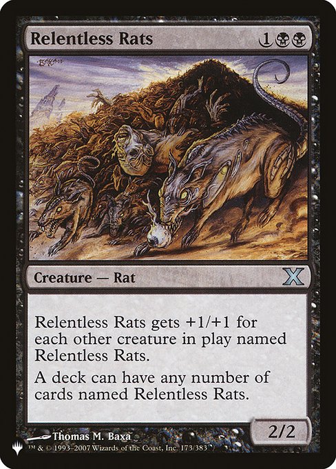 (PLIST-UB)Relentless Rats/執拗なネズミ