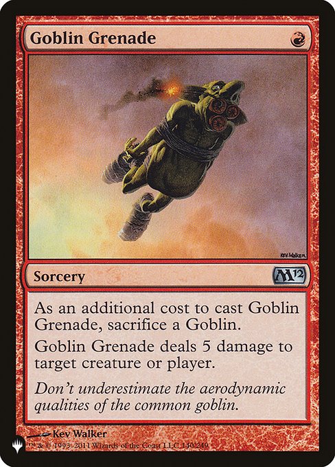 (PLIST-UR)Goblin Grenade/ゴブリンの手投げ弾