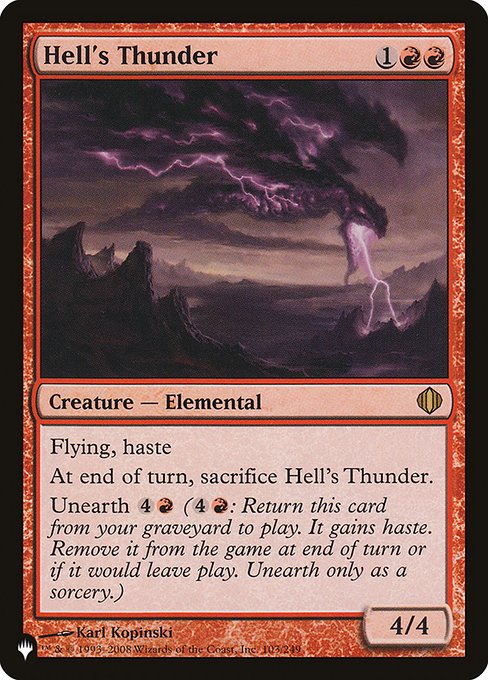 (PLIST-RR)Hell's Thunder/地獄の雷
