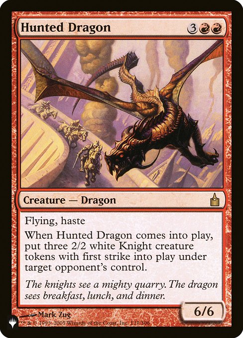 (PLIST-RR)Hunted Dragon/狩り立てられたドラゴン