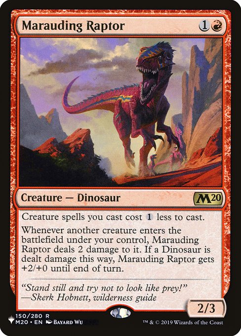 (PLIST-RR)Marauding Raptor/無法の猛竜