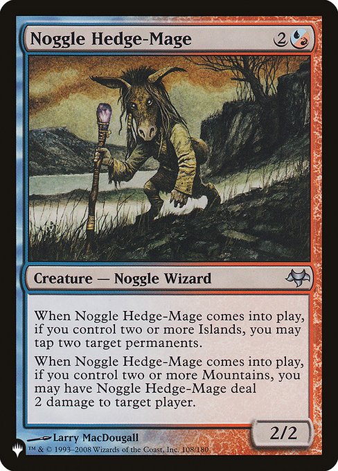 (PLIST-UM)Noggle Hedge-Mage/ノッグルの垣魔道士