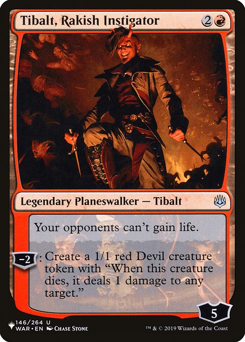 (PLIST-UR)Tibalt, Rakish Instigator/無頼な扇動者、ティボルト