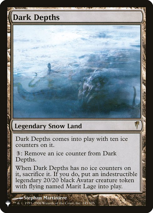 MTG 暗黒の深部 ドイツ語 4枚セット Dark Depths | Coldsnap - Japanese | Star City Games