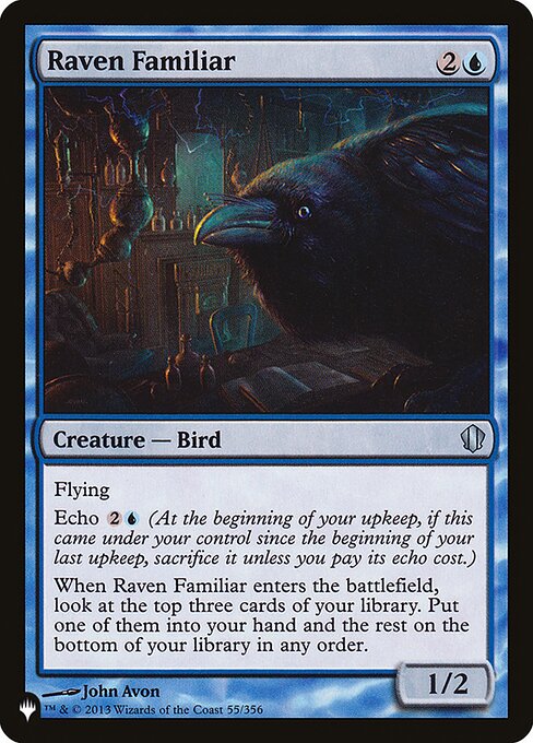(PLIST-UU)Raven Familiar/ワタリガラスの使い魔