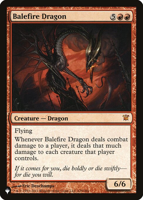 (PLIST-MR)Balefire Dragon/災火のドラゴン
