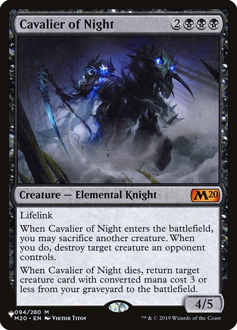 (PLIST-MB)Cavalier of Night/夜の騎兵