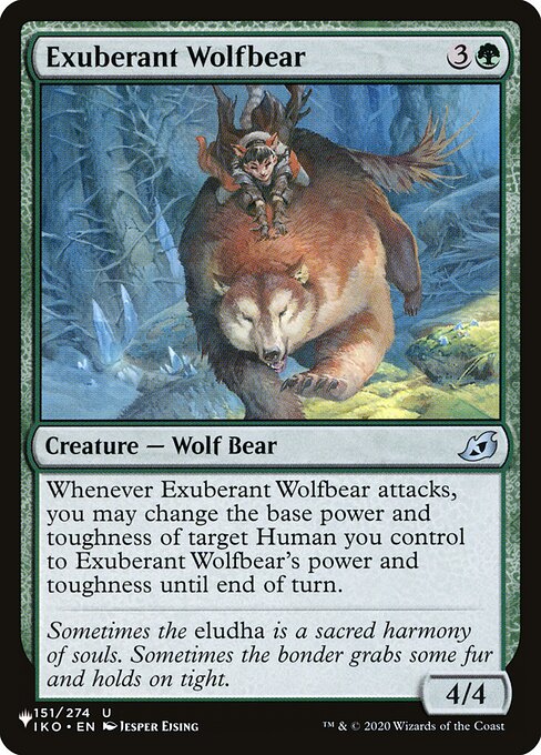 (PLIST-UG)Exuberant Wolfbear/溌剌とした狼熊