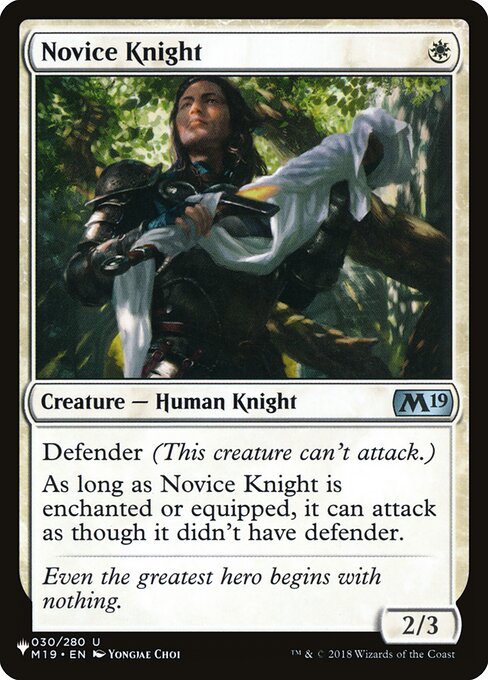 (PLIST-UW)Novice Knight/新米騎士
