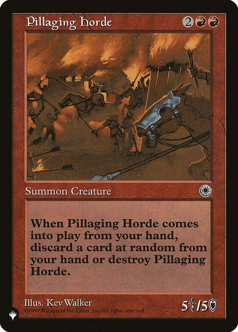 (PLIST-RR)Pillaging Horde/略奪の大軍