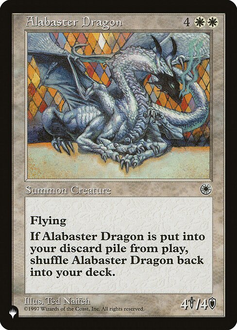 (PLIST-RW)Alabaster Dragon/純白のドラゴン
