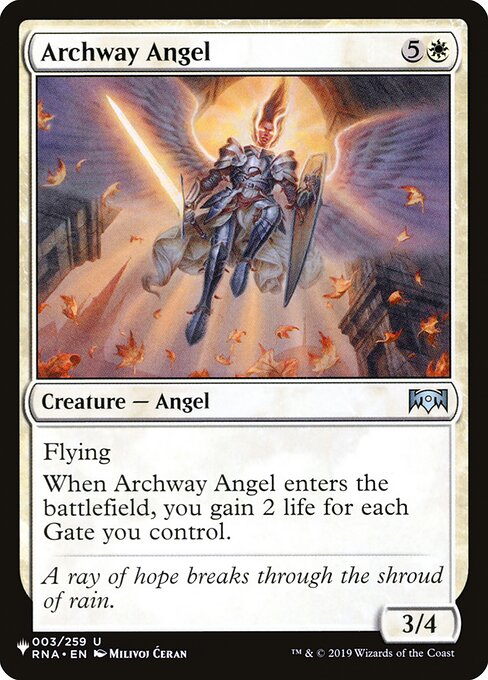 (PLIST-RW)Archway Angel/アーチ道の天使