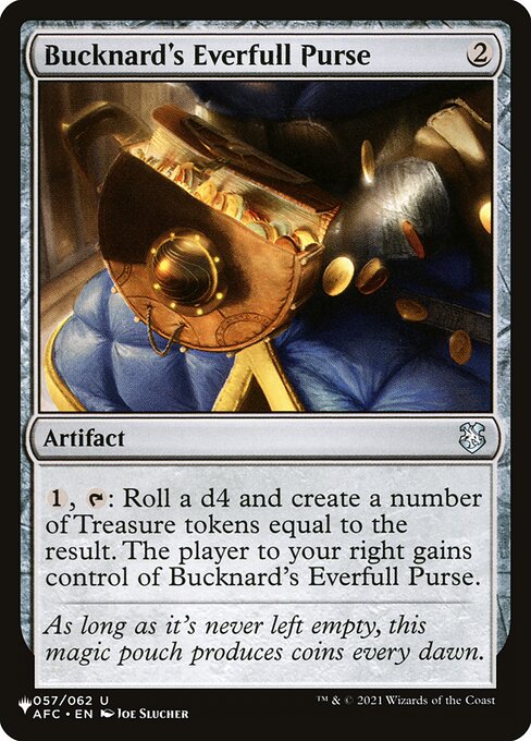 (PLIST-RA)Bucknard's Everfull Purse/バックナードの裕福な財布