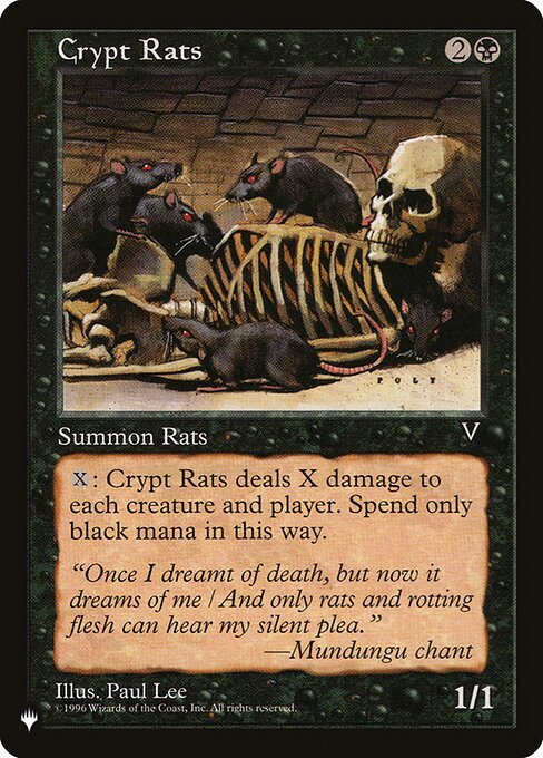 (PLIST-RB)Crypt Rats/墓所のネズミ
