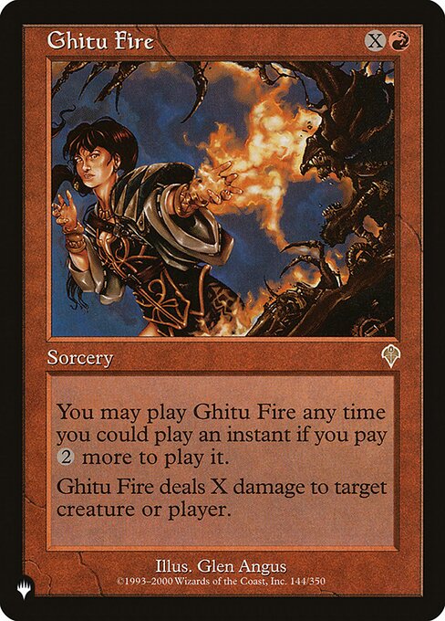 (PLIST-RR)Ghitu Fire/ギトゥの火